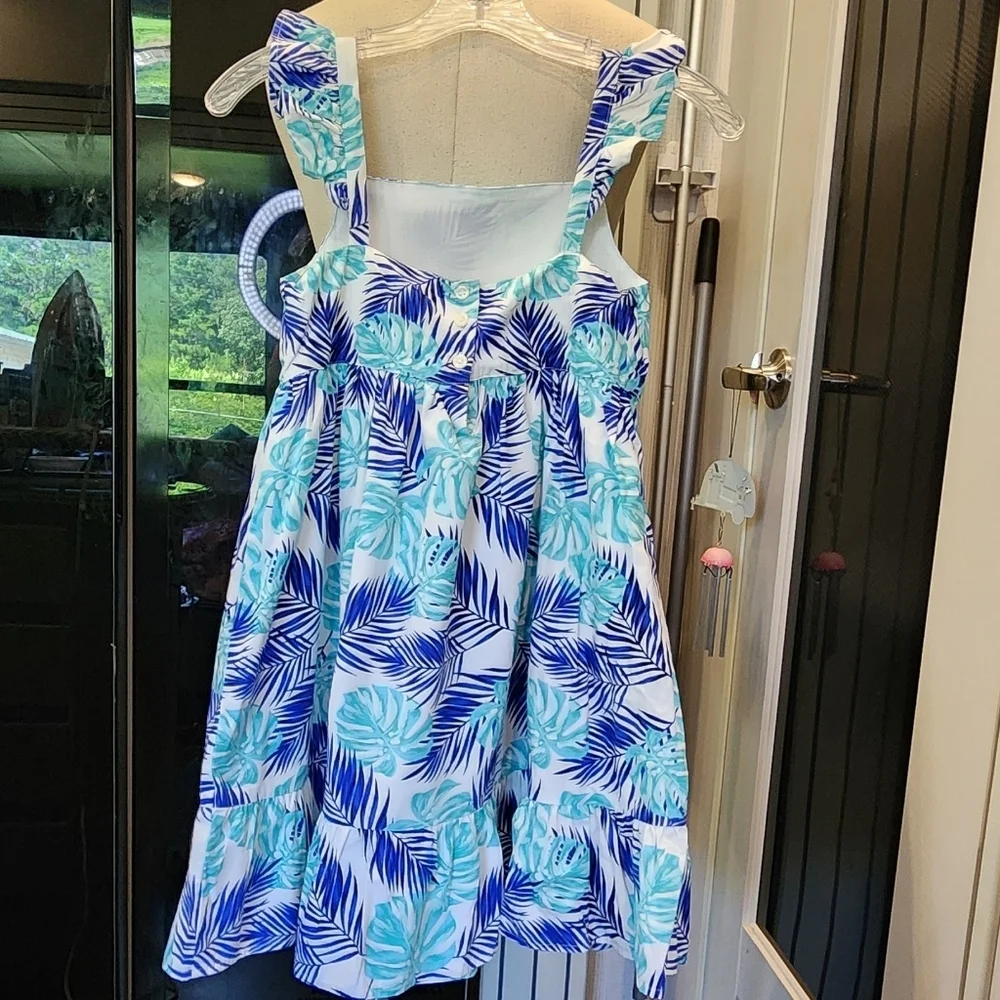 Gymboree Tropical Leaf Print Sundress